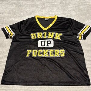 Spencer's Gray and Yellow Mesh Jersey